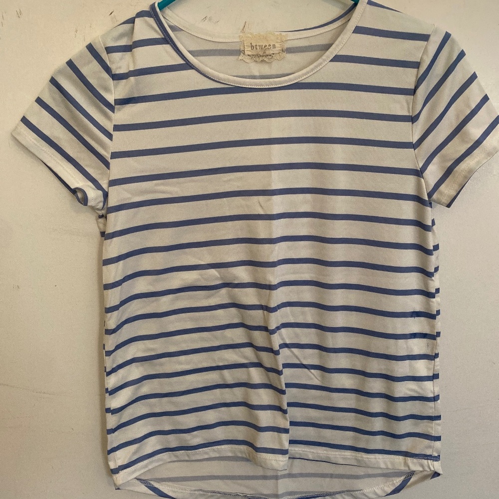 Girls size 14 striped T-shirt